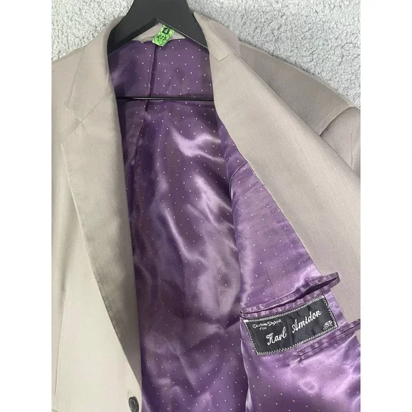 Montopoli Chicago Custom Mens Blazer Jacket Suit Coat Tan 44R